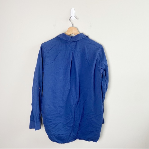 Thread Story Dark Blue Button Down Shirt - Picture 5 of 6